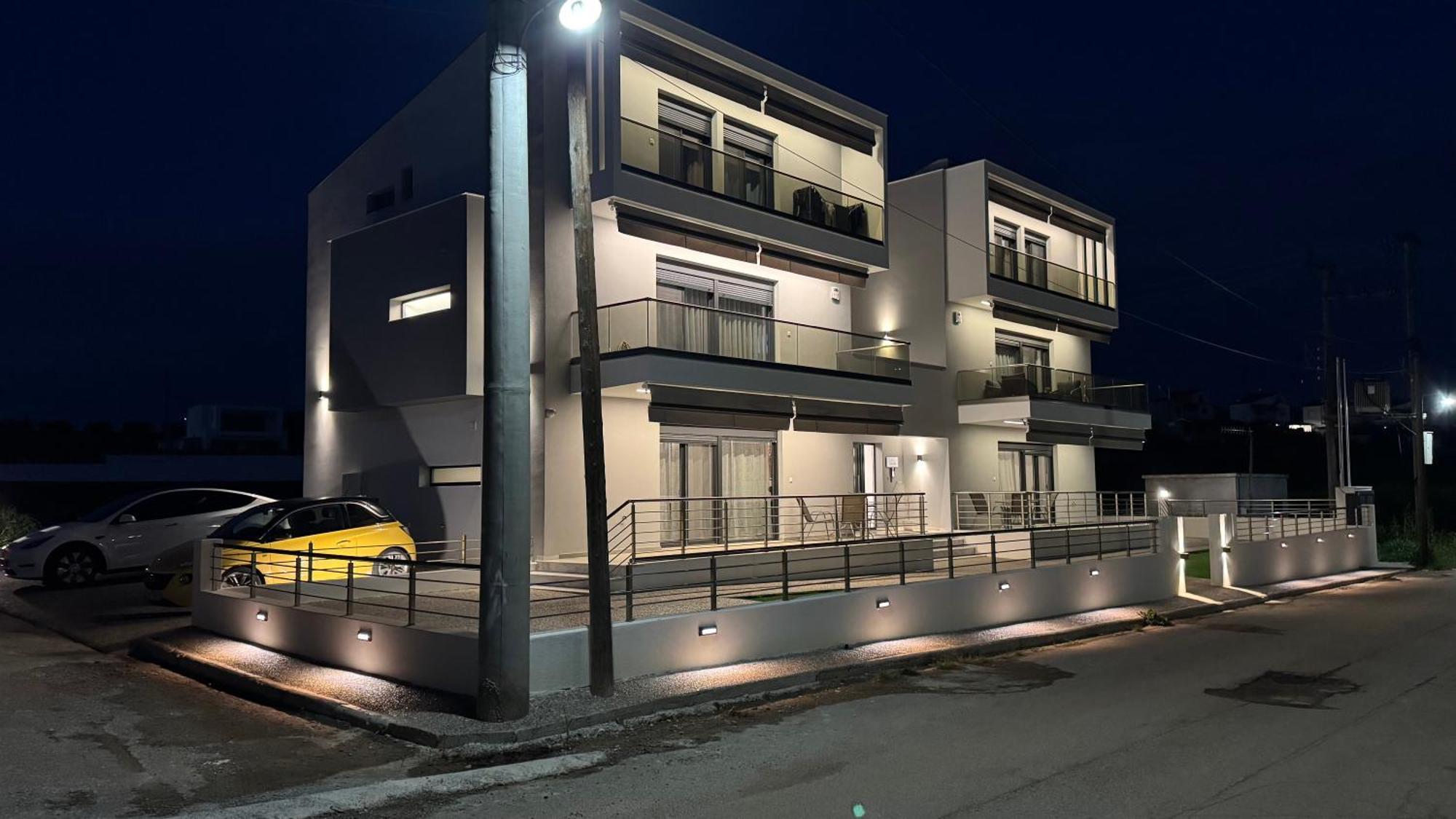 Elinor Apartments Flogita Exteriér fotografie