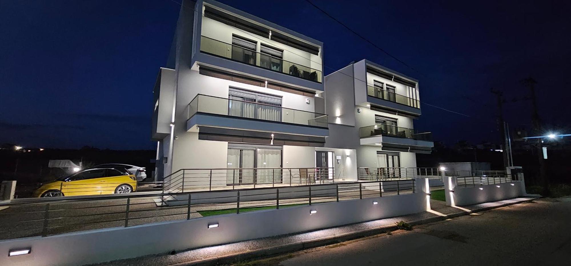 Elinor Apartments Flogita Exteriér fotografie